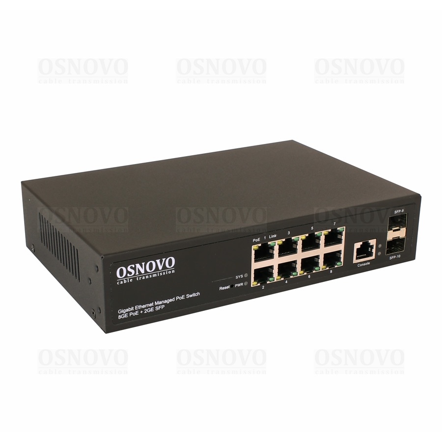 SW-80802/L(150W), коммутатор Gigabit Ethernet на 8 портов
