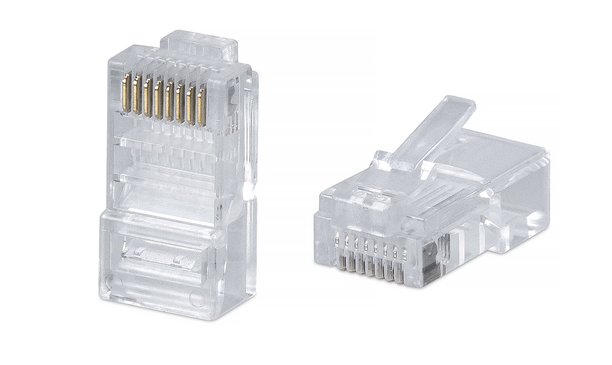 8P8C (100 шт) (7009c), разъем RJ-45