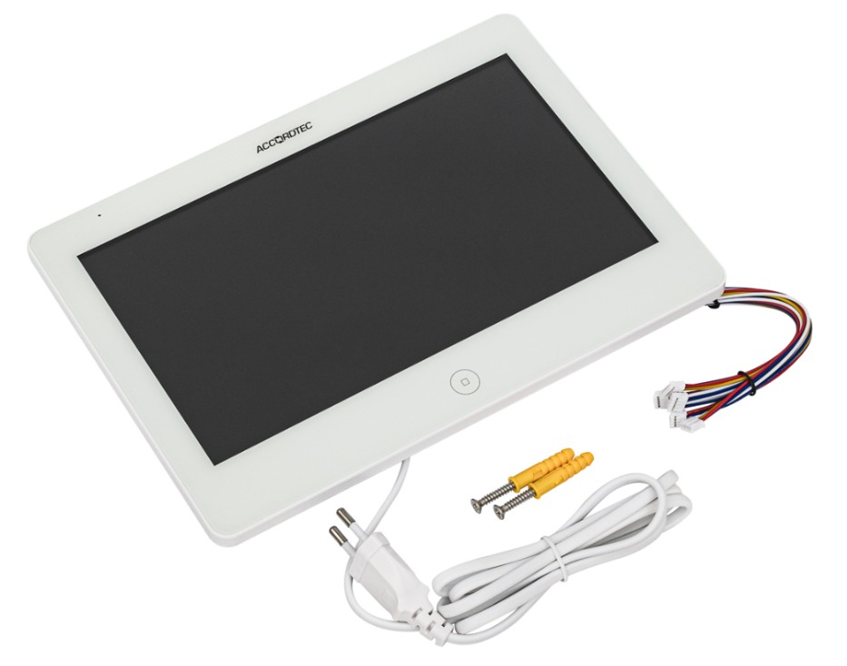 AT-VDA101C/SD WH, монитор домофона цветной с функцией «свободные руки»