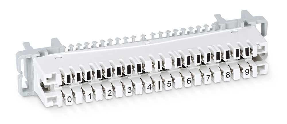DM-10P-P (7236c), плинт размыкаемый на 10 пар