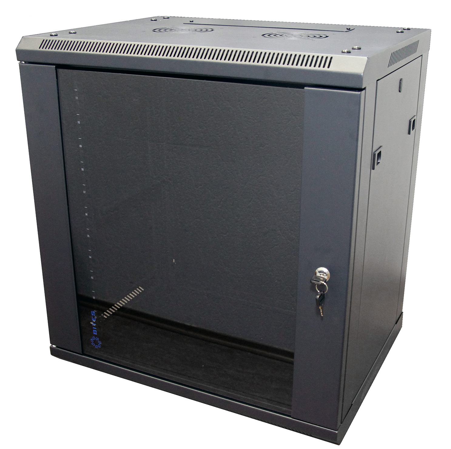 TC6401-12B, шкаф телекоммуникационный 19" настенный 12U