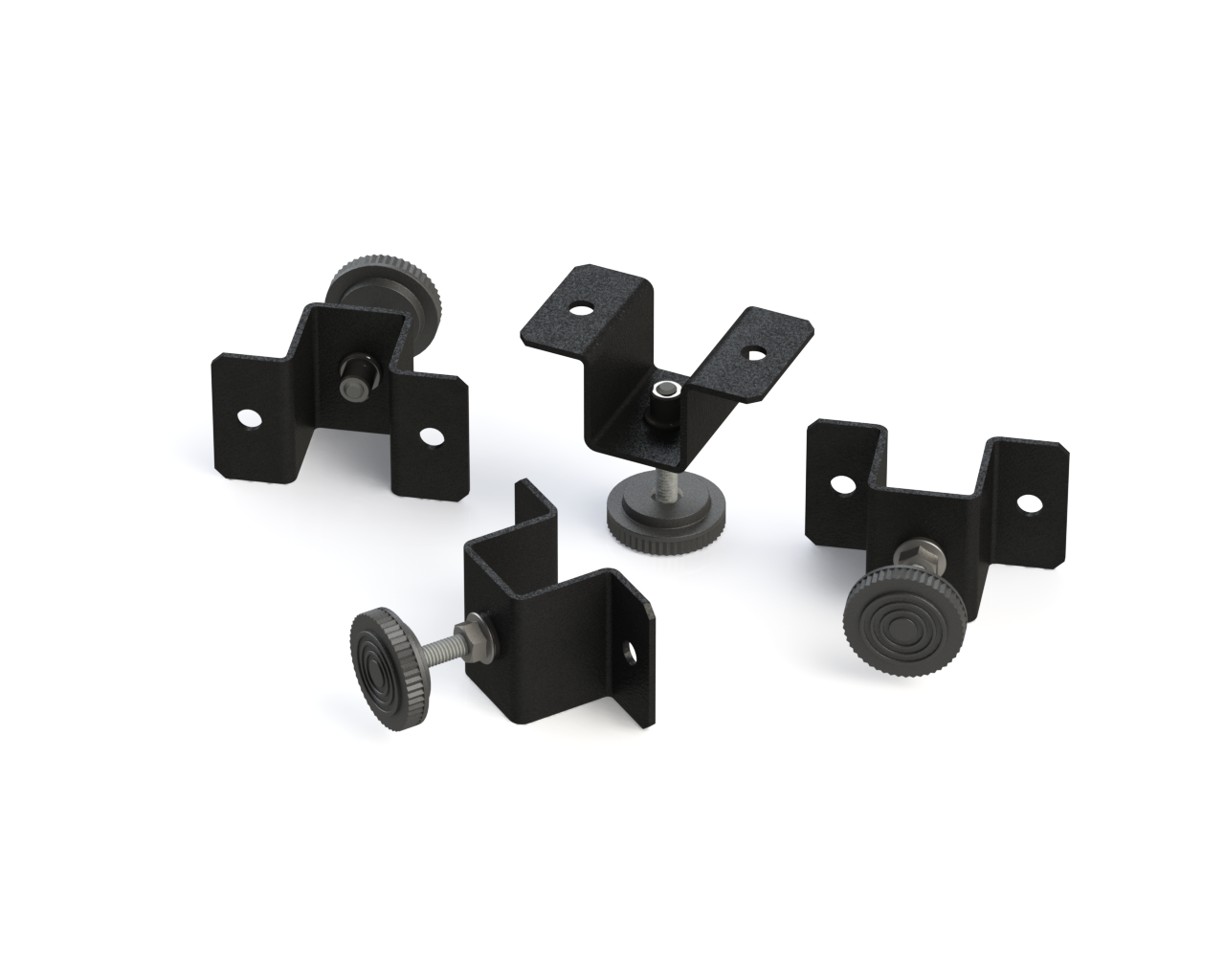 TLK-WT4-M6-BK (4 шт), ножки для настенных шкафов