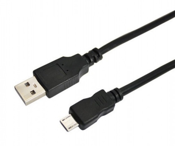 Кабель USB-A - micro USB, 1А, 1,8м, ПВХ, черный REXANT (18-1164-2), кабель для программирования