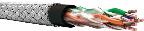 TechnoLAN U/UTP SWA Cat 5e ZHнг(А)-HF 4х2х0,52, кабель «витая пара» (LAN) для структурированных систем связи
