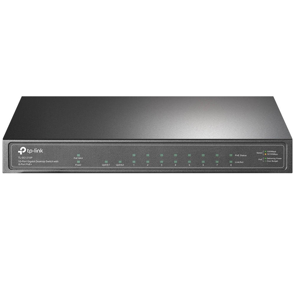 TL-SG1210P, коммутатор с PoE