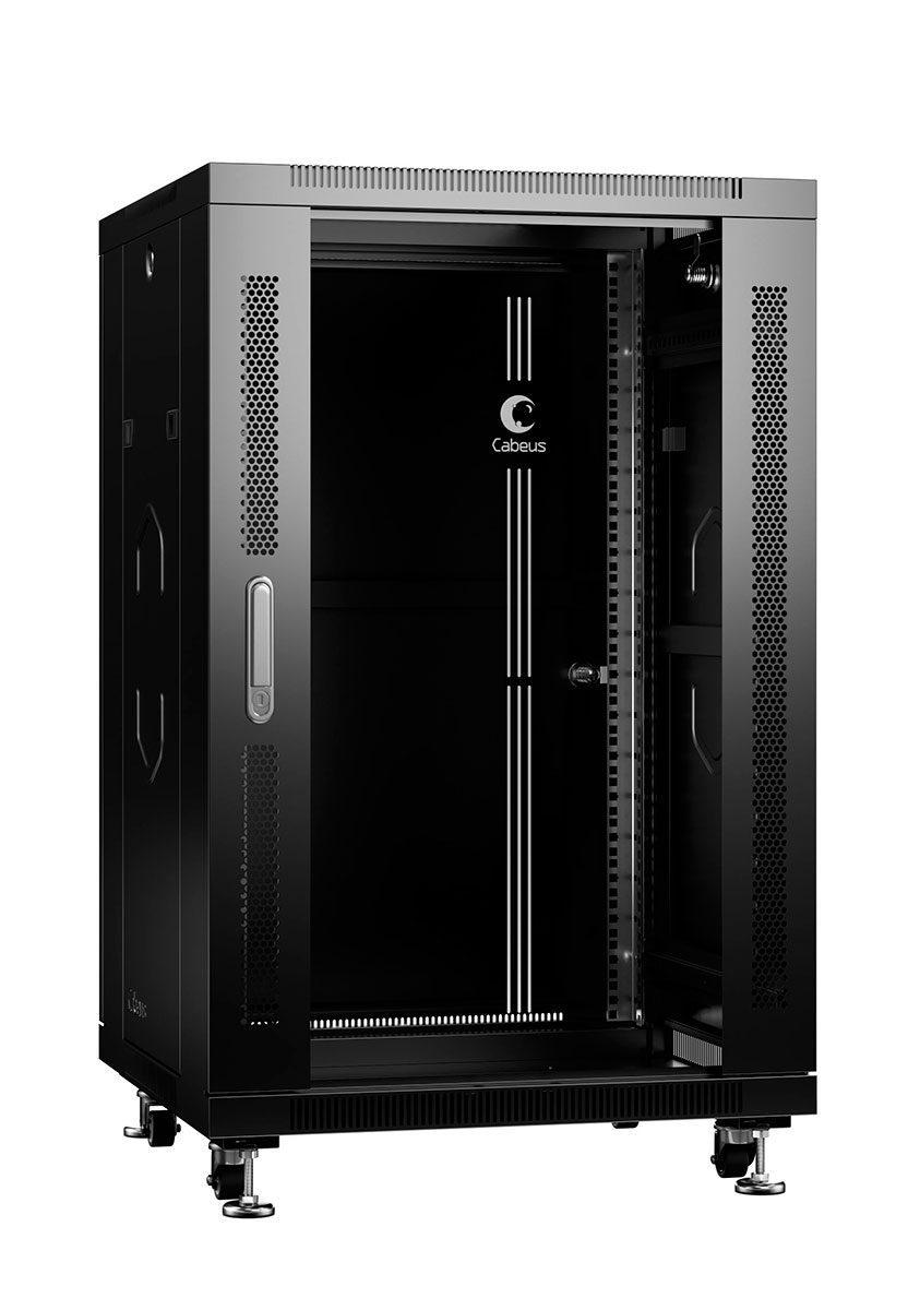 SH-05C-18U60/100-BK (8539c), шкаф телекоммуникационный 19" напольный 18U