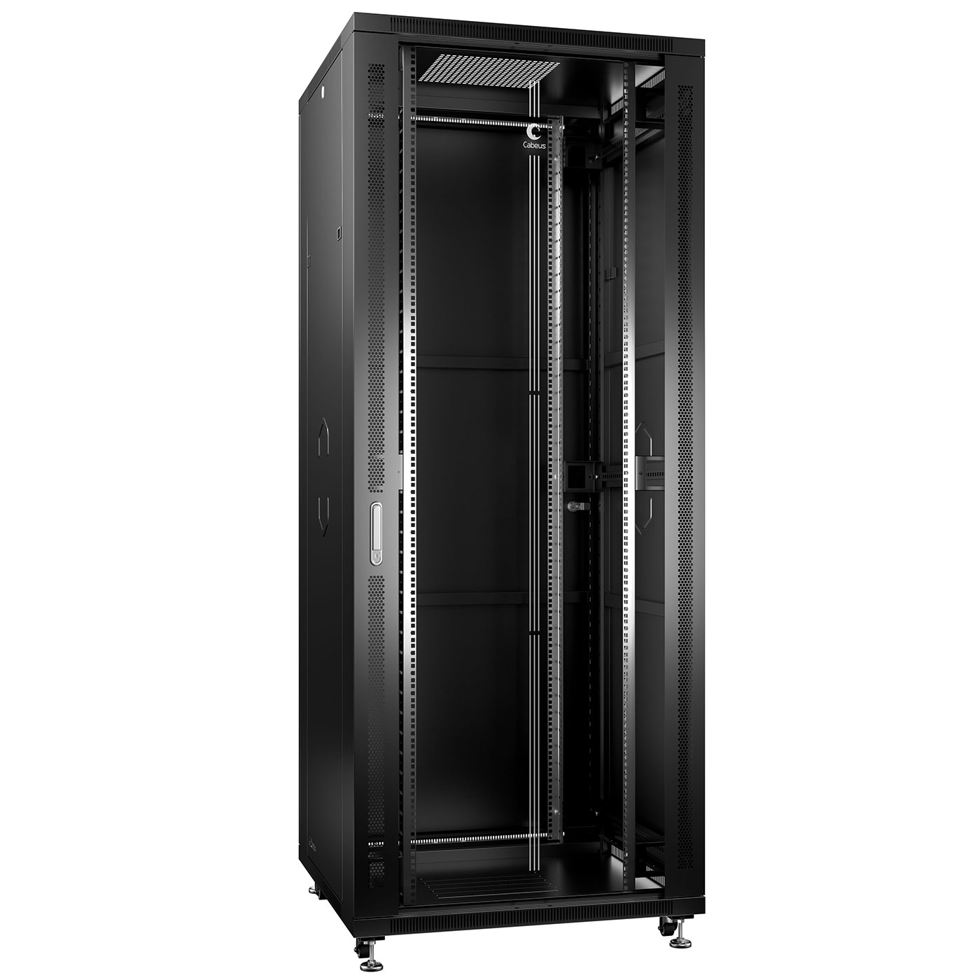 SH-05C-42U80/100-BK (8545c), шкаф телекоммуникационный 19" напольный 42U