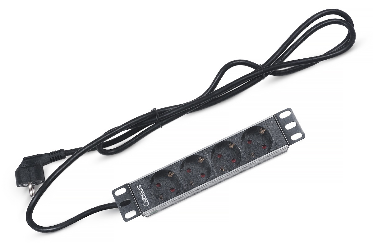 PDU-4P-2EU (7981c), блок розеток 10"