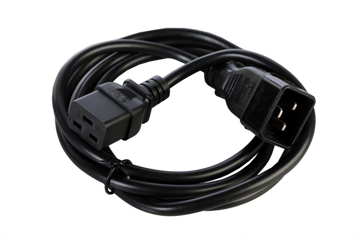 R-16-Cord-C19-C20-1.8, шнур питания с заземлением