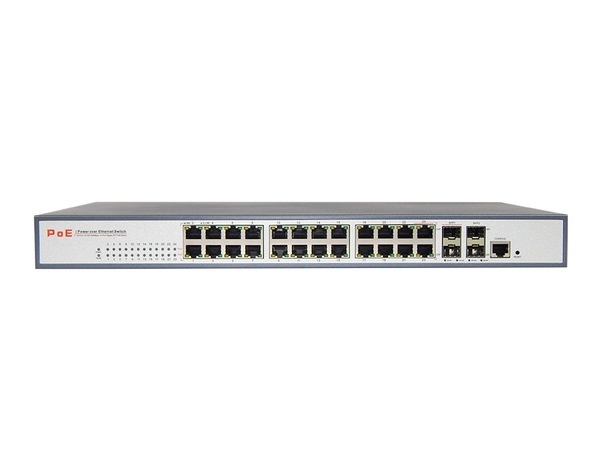 CO-SWP24GFM, коммутатор 24-портовый Gigabit Ethernet с PoE