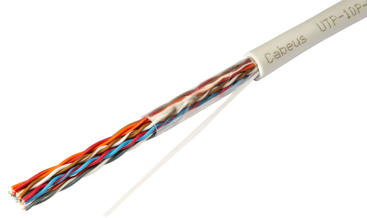 UTP-10P-Cat.5-IN-LSZH (10169c), кабель «витая пара» (LAN) для структурированных систем связи