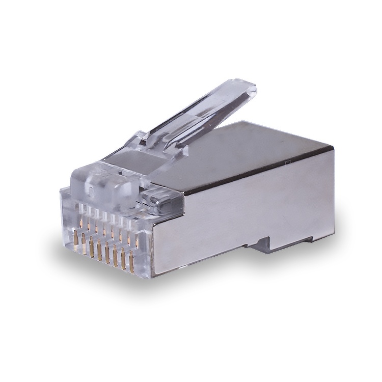 Коннекторы 8P8C FTP Cat.5e (RJ-45) 2pb (100 шт) (10-0234), разъем RJ-45