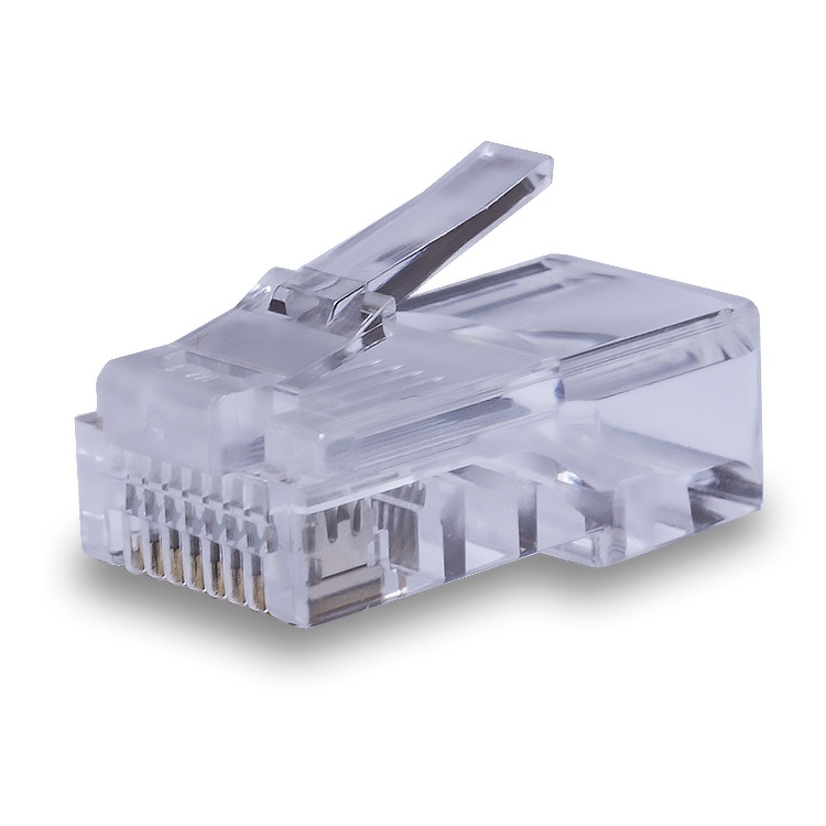 Коннекторы 8P8C UTP Cat.5e 50U (RJ-45) (100 шт) (10-0207), разъем RJ-45