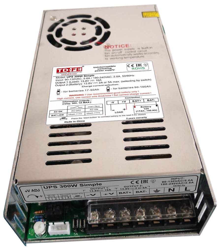 UPS 300W Simple, блок бесперебойного питания