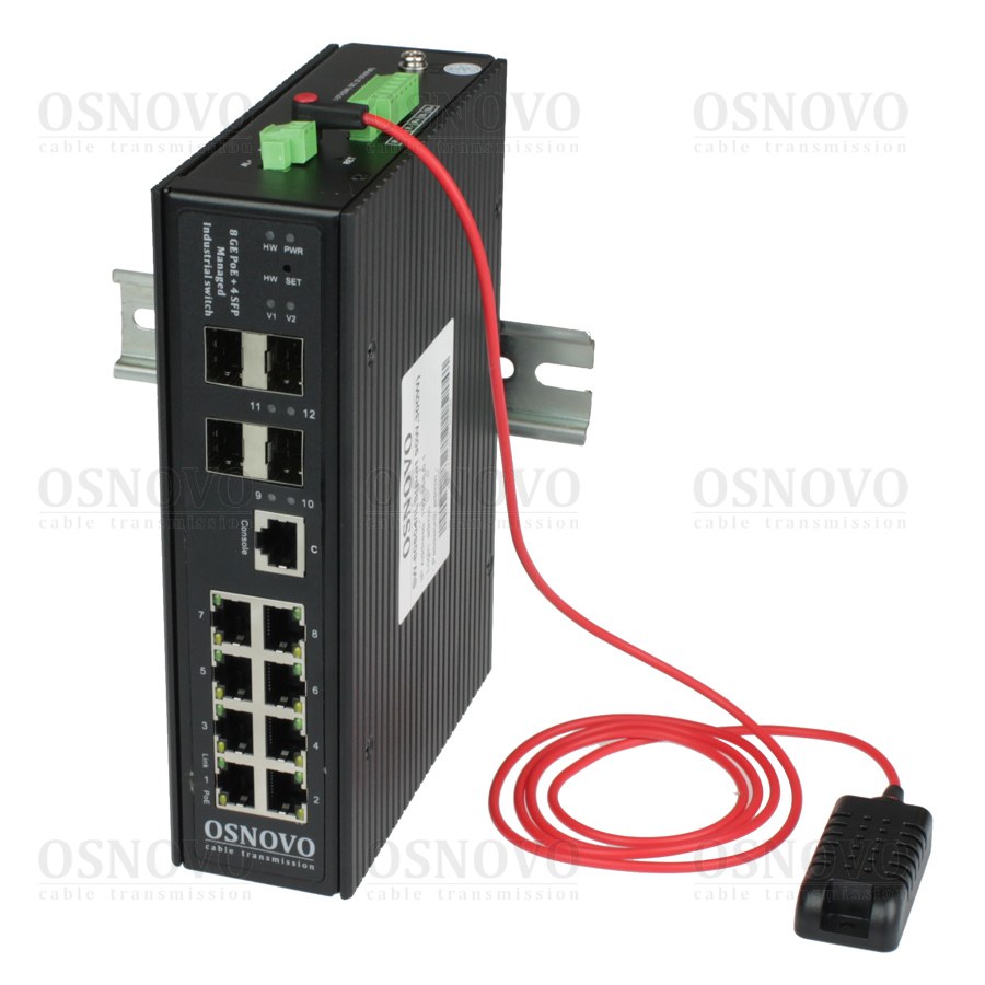 SW-80804/ILS(port 90W, 300W), коммутатор с PoE