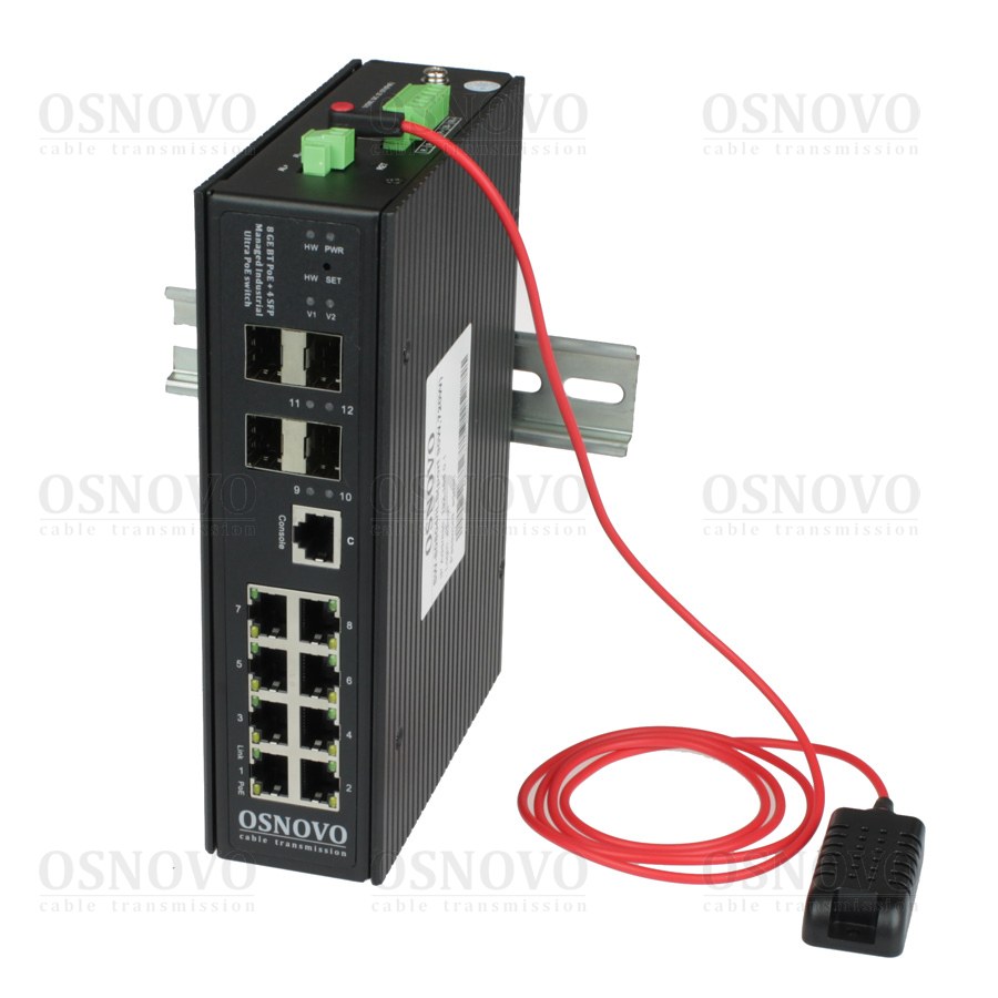 SW-80804/ILS(port 90W, 720W), коммутатор с PoE