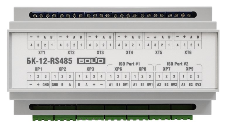 БК-12-RS485-01, блок коммутации
