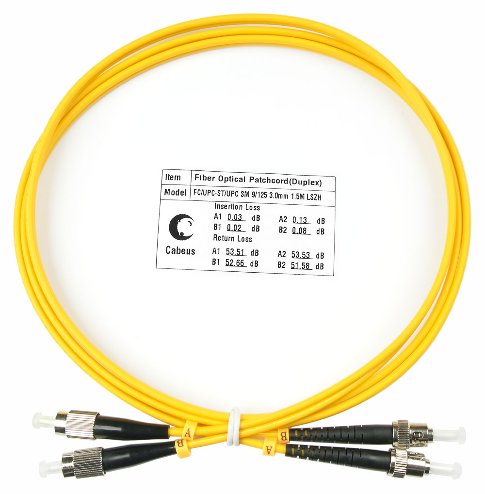 FOP(d)-9-FC-ST-1,5m (7497c), патч-корд оптический