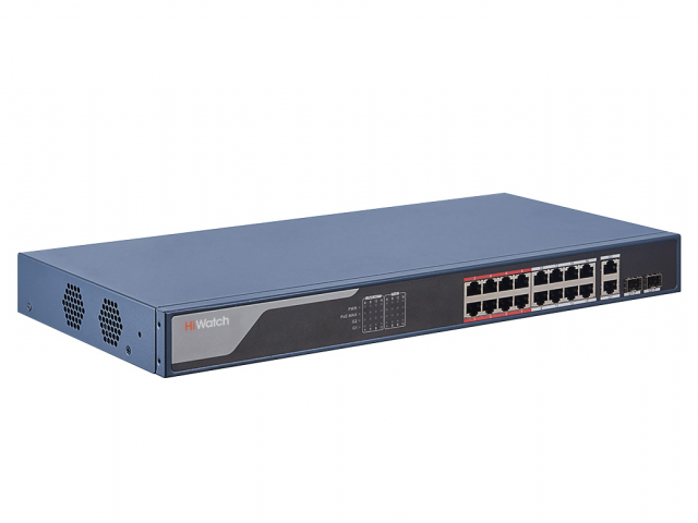 SWT-1318P, коммутатор с питанием POE