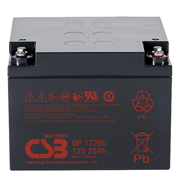 CSB GP 12260, аккумулятор герметичный свинцово-кислотный