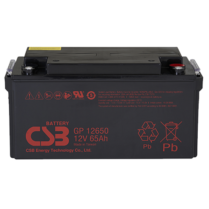 CSB GP 12650, аккумулятор герметичный свинцово-кислотный