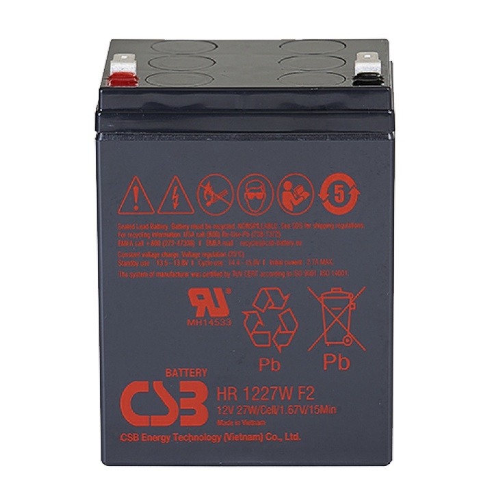 CSB HR 1227W, аккумулятор герметичный свинцово-кислотный