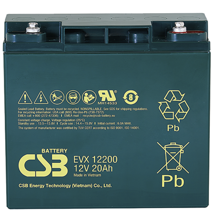 CSB EVX 12200, аккумулятор герметичный свинцово-кислотный