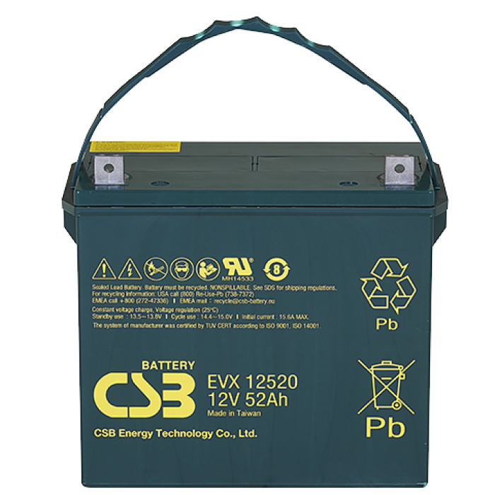 CSB EVX 12520, аккумулятор герметичный свинцово-кислотный