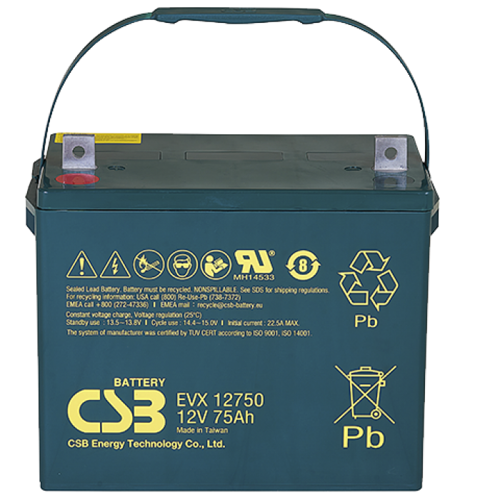 CSB EVX 12750, аккумулятор герметичный свинцово-кислотный