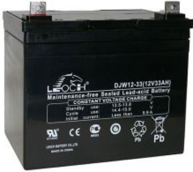 LEOCH DJW12-33, аккумулятор герметичный свинцово-кислотный