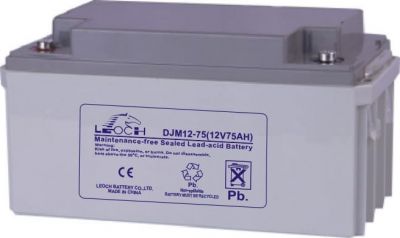 LEOCH DJM1275, аккумулятор герметичный свинцово-кислотный
