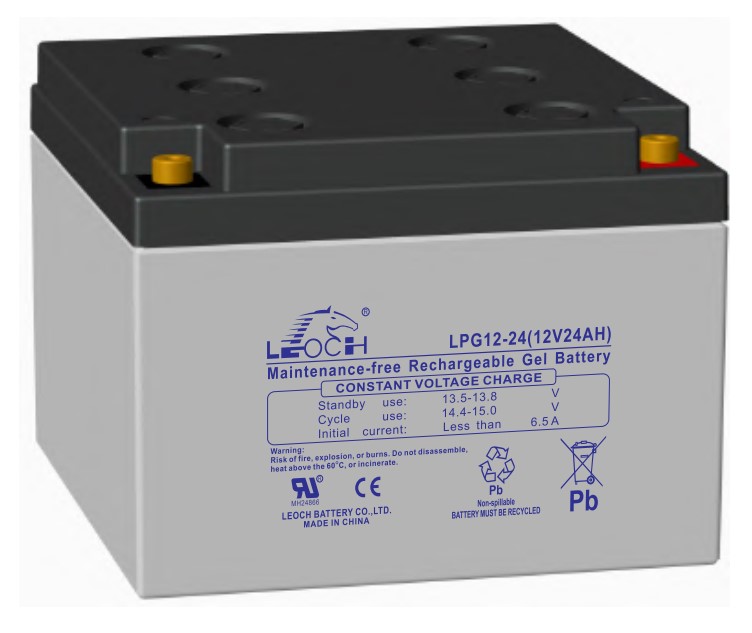 LEOCH LPG12-24, аккумулятор герметичный свинцово-кислотный