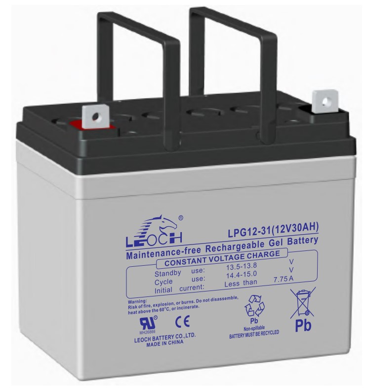 LEOCH LPG12-31, аккумулятор герметичный свинцово-кислотный