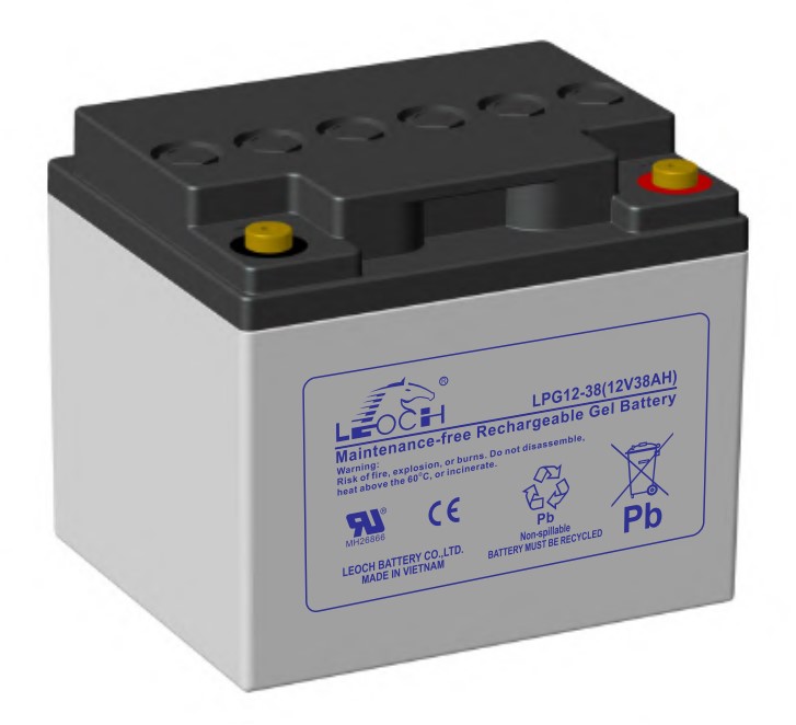 LEOCH LPG12-38, аккумулятор герметичный свинцово-кислотный