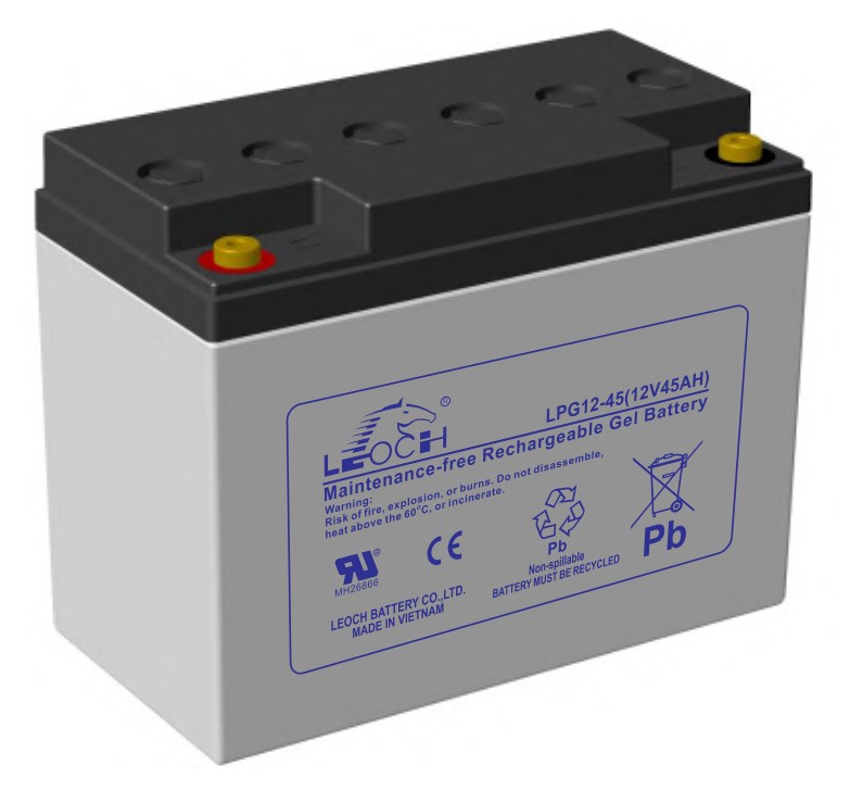 LEOCH LPG12-45, аккумулятор герметичный свинцово-кислотный