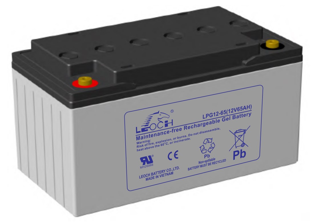 LEOCH LPG12-65, аккумулятор герметичный свинцово-кислотный