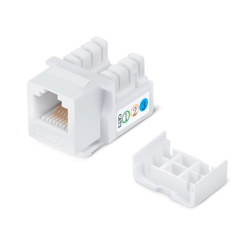 KJ-RJ12-90 (7957c), вставка Keystone Jack