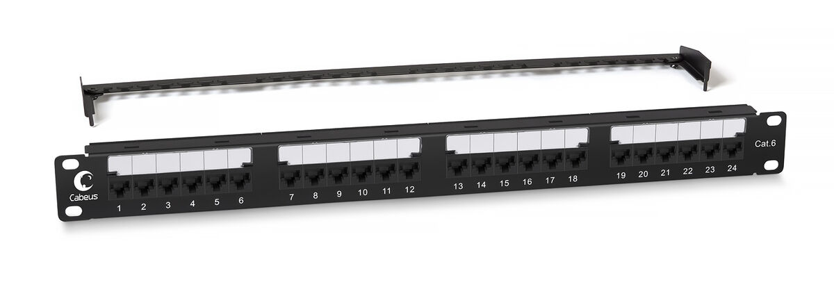 PL2-24-Cat.6-Dual (10589c), патч-панель 19"
