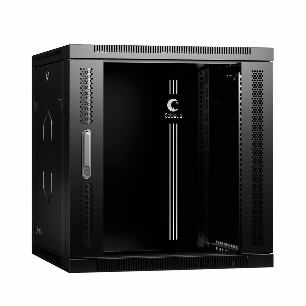 SH-05F-12U60/45-R-BK (10769c), шкаф телекоммуникационный 19" настенный 12U