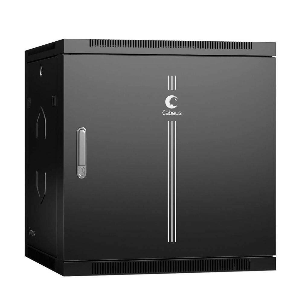 SH-05F-12U60/45m-R-BK (10770c), шкаф телекоммуникационный 19" настенный 12U