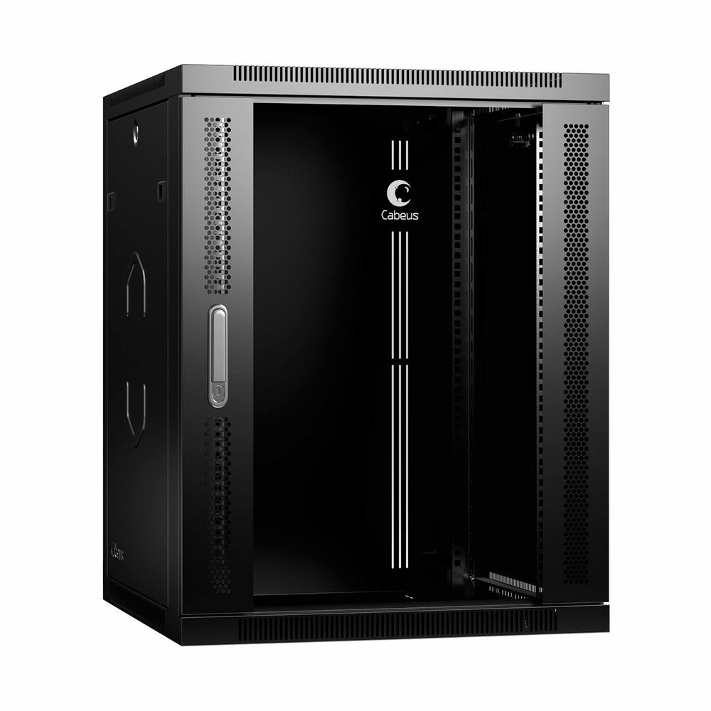 SH-05F-15U60/60-R-BK (10745c), шкаф телекоммуникационный 19" настенный 15U