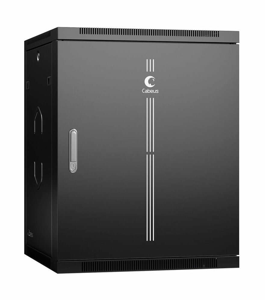 SH-05F-15U60/60m-R-BK (10746c), шкаф телекоммуникационный 19" настенный 15U