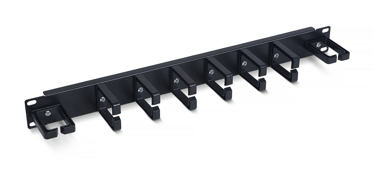 JB08-1U-PR-BK (10630c), кабельный организатор 19"