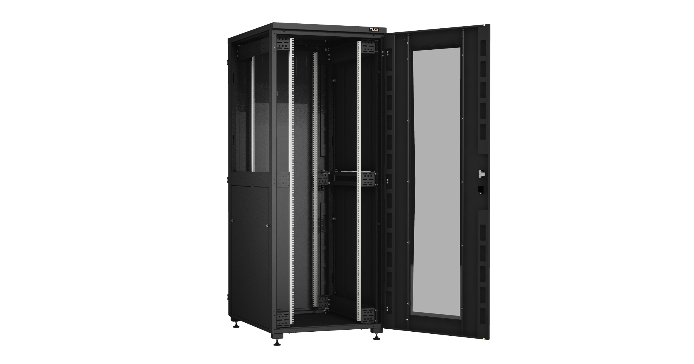 TFI-428010-GHMH-R-BK, шкаф телекоммуникационный 19" напольный 42U