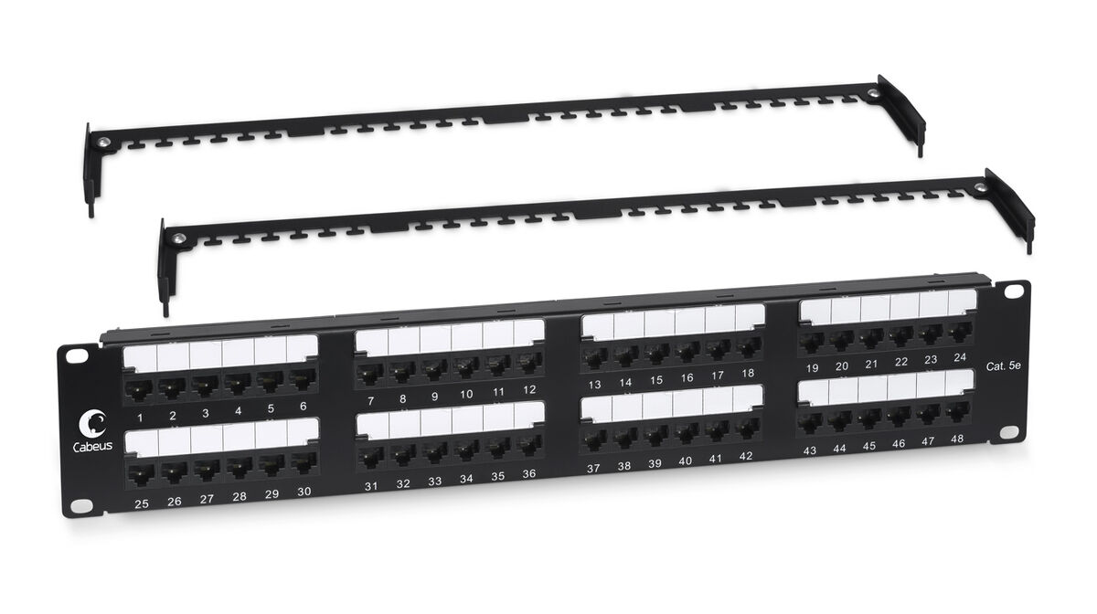PL2-48-Cat.5e-Dual (10656c), патч-панель 19"