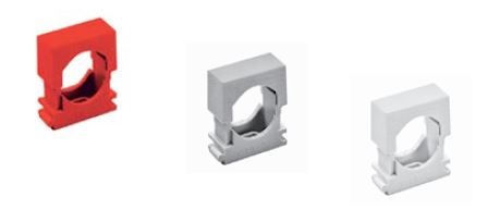 Ecoplast крепеж раздвижной для труб D24-34, АБС, серый (20 шт) (49532-20GR)