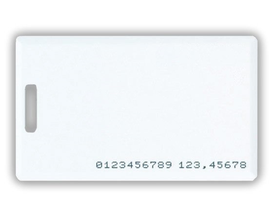 RFID карта EM-Marine CLAMSHELL (толстая) с номером (0450), карта proximity