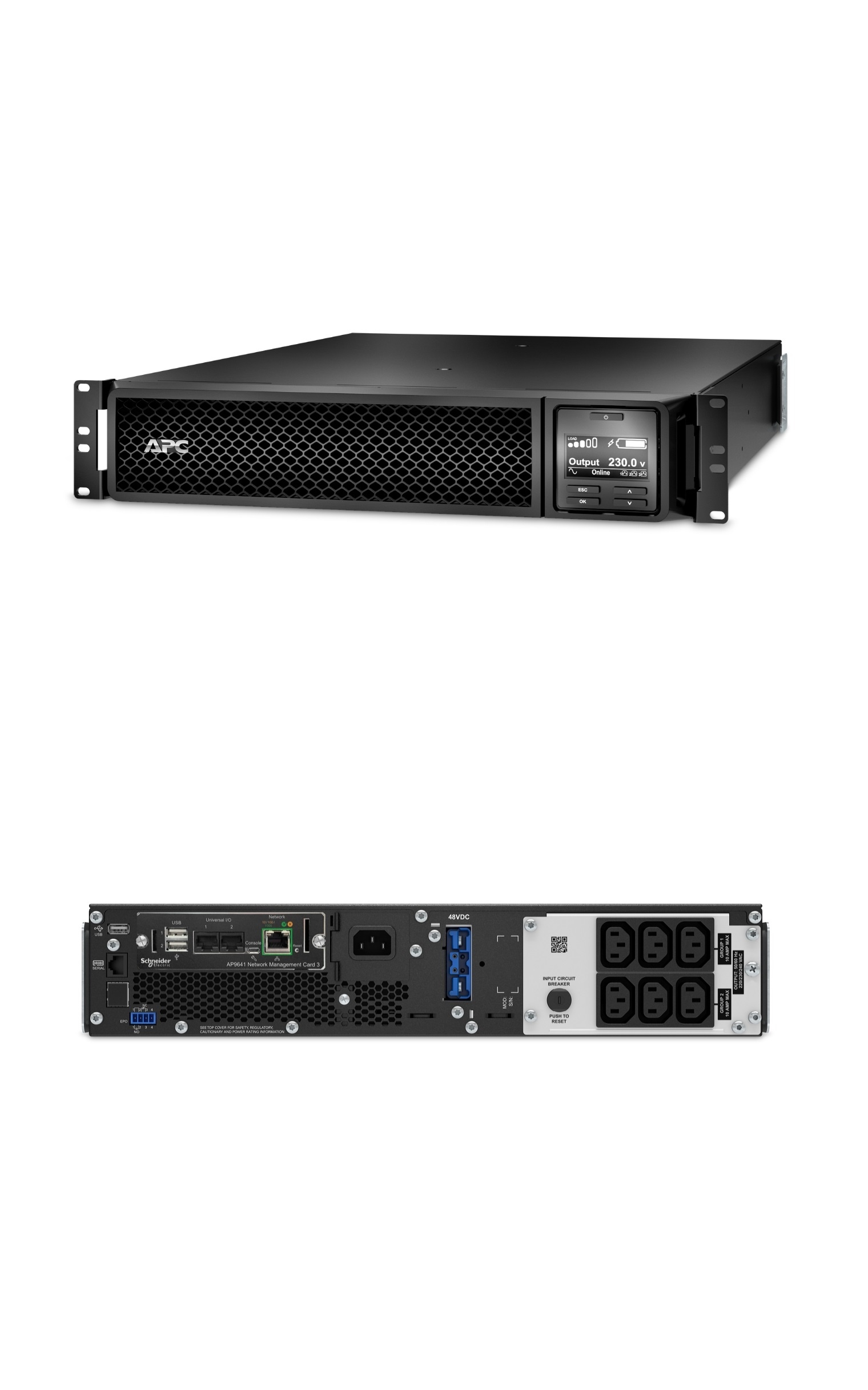 SRT1500RMXLI-NC APC Smart-UPS 1500 ВА, источник бесперебойного питания