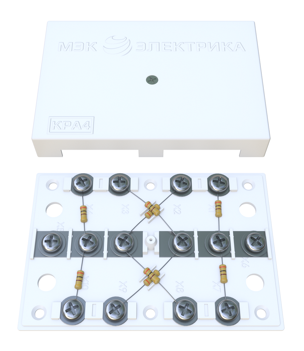 KRA-4 300 Om white (MEC42103), коробка на 4 абонента