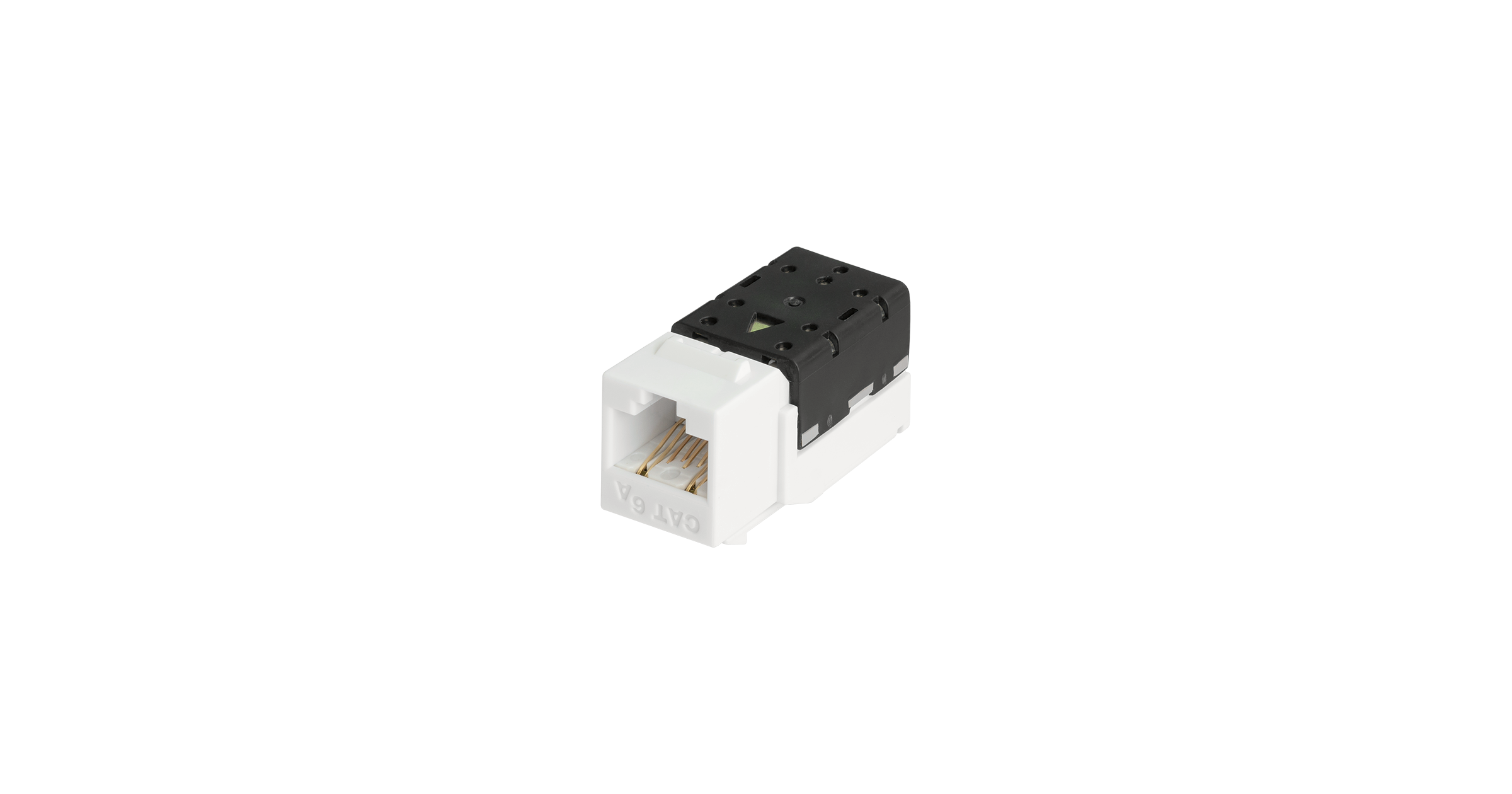 NMC-KJUA2-FT-WT, модуль-вставка Keystone, Кат.6а